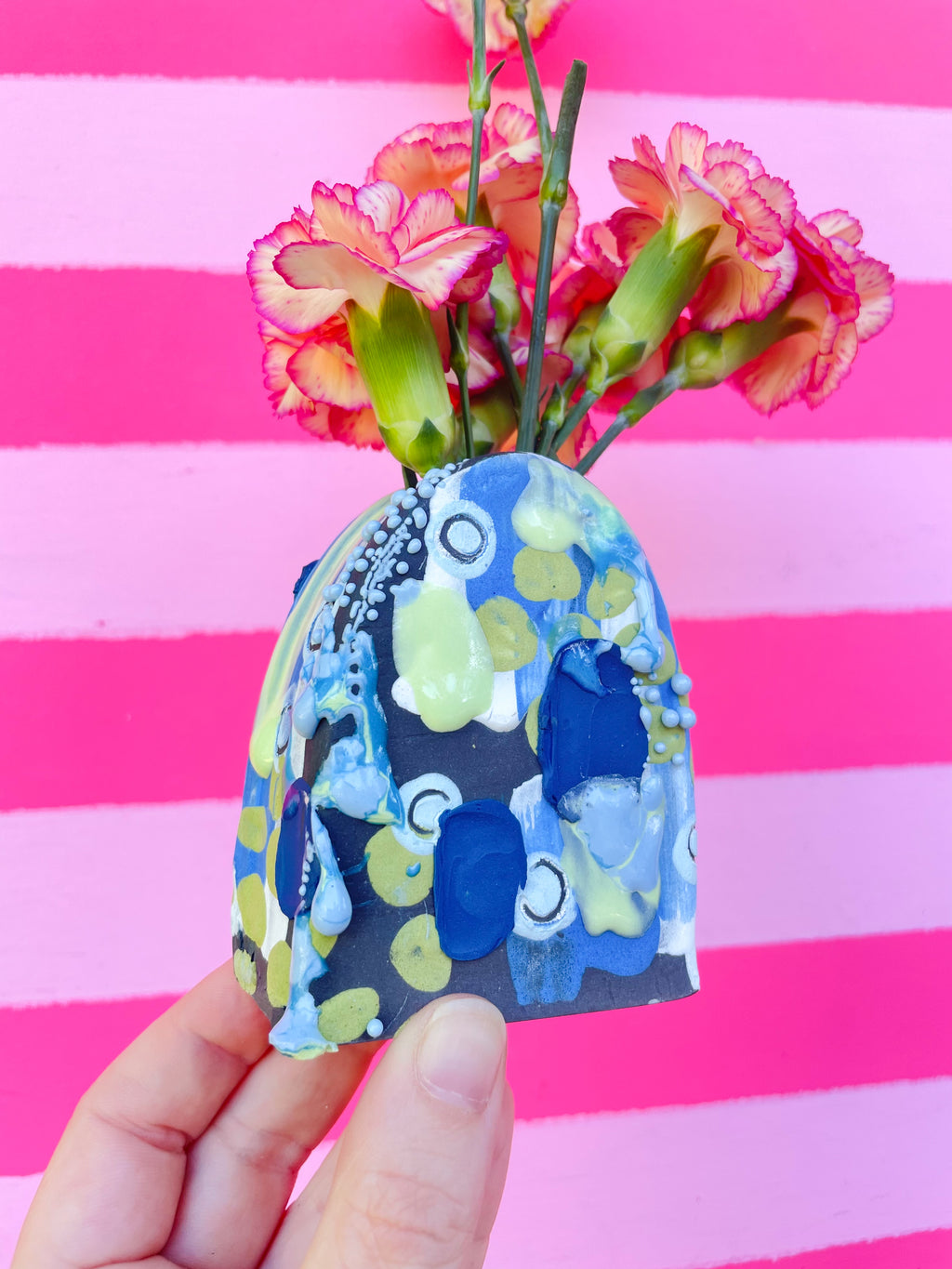 Cool Toned, Bud Vase