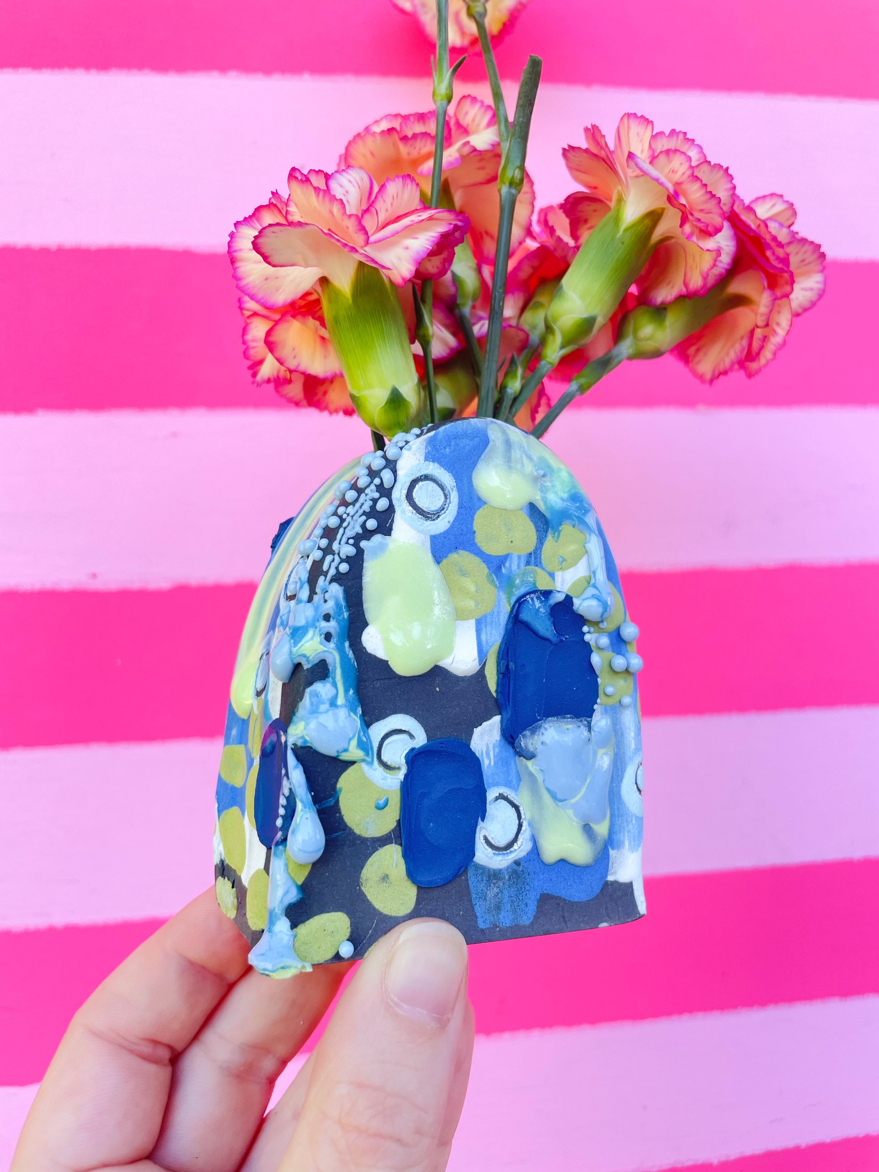 Cool Toned, Bud Vase