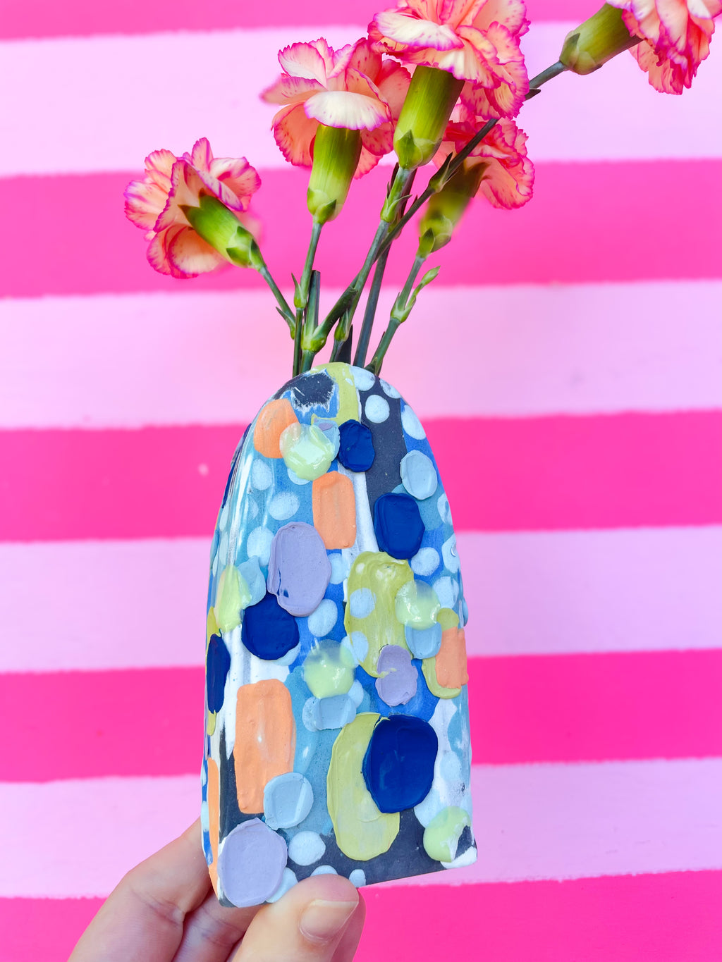 Cool Toned, Bud Vase
