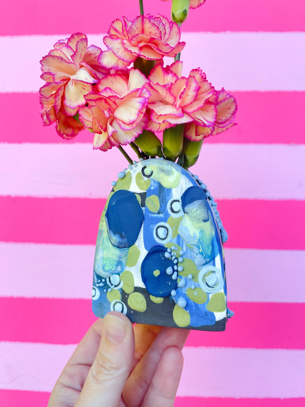 Cool Toned, Bud Vase
