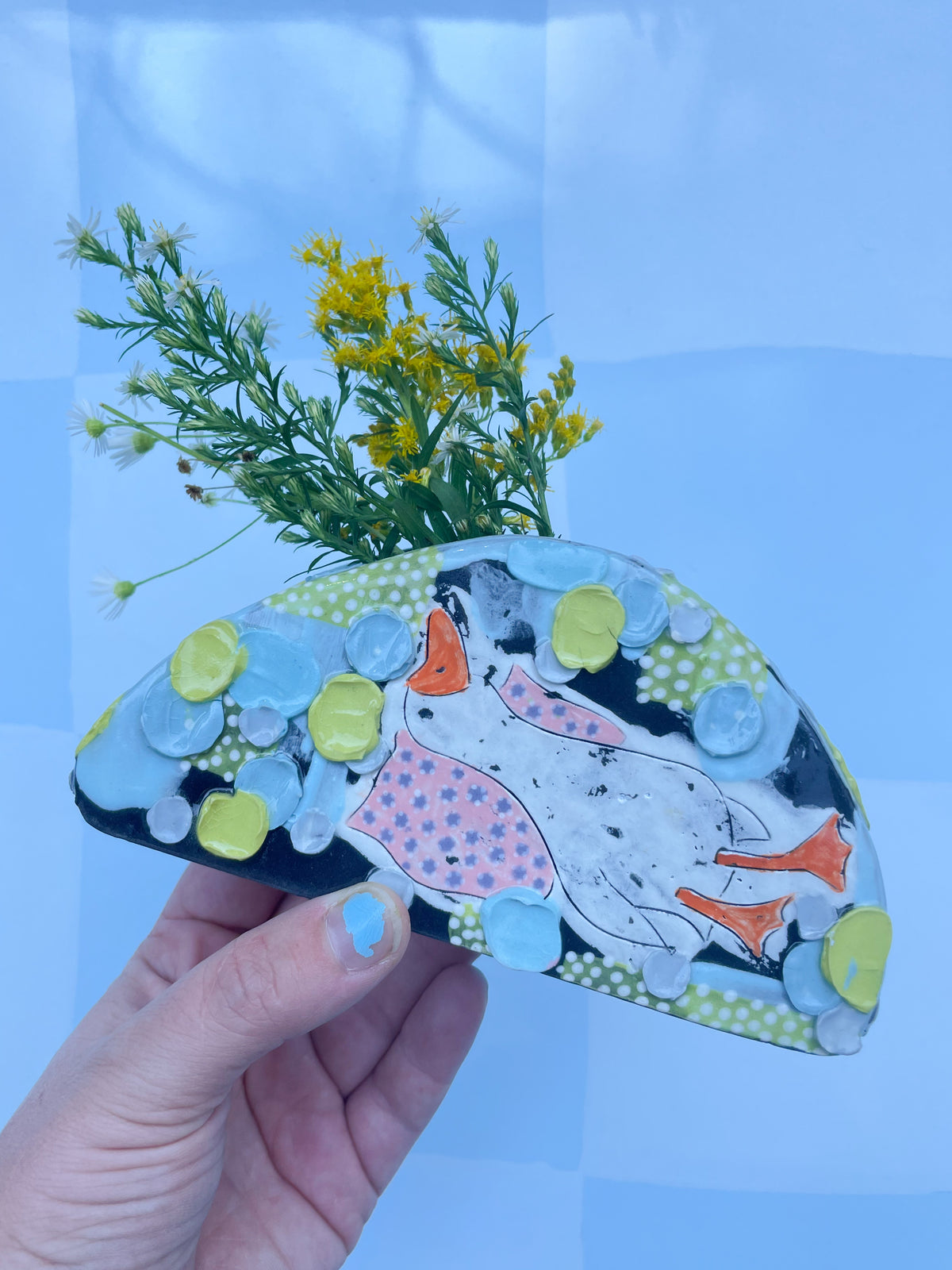Day Dreamer Goose Bud Vase