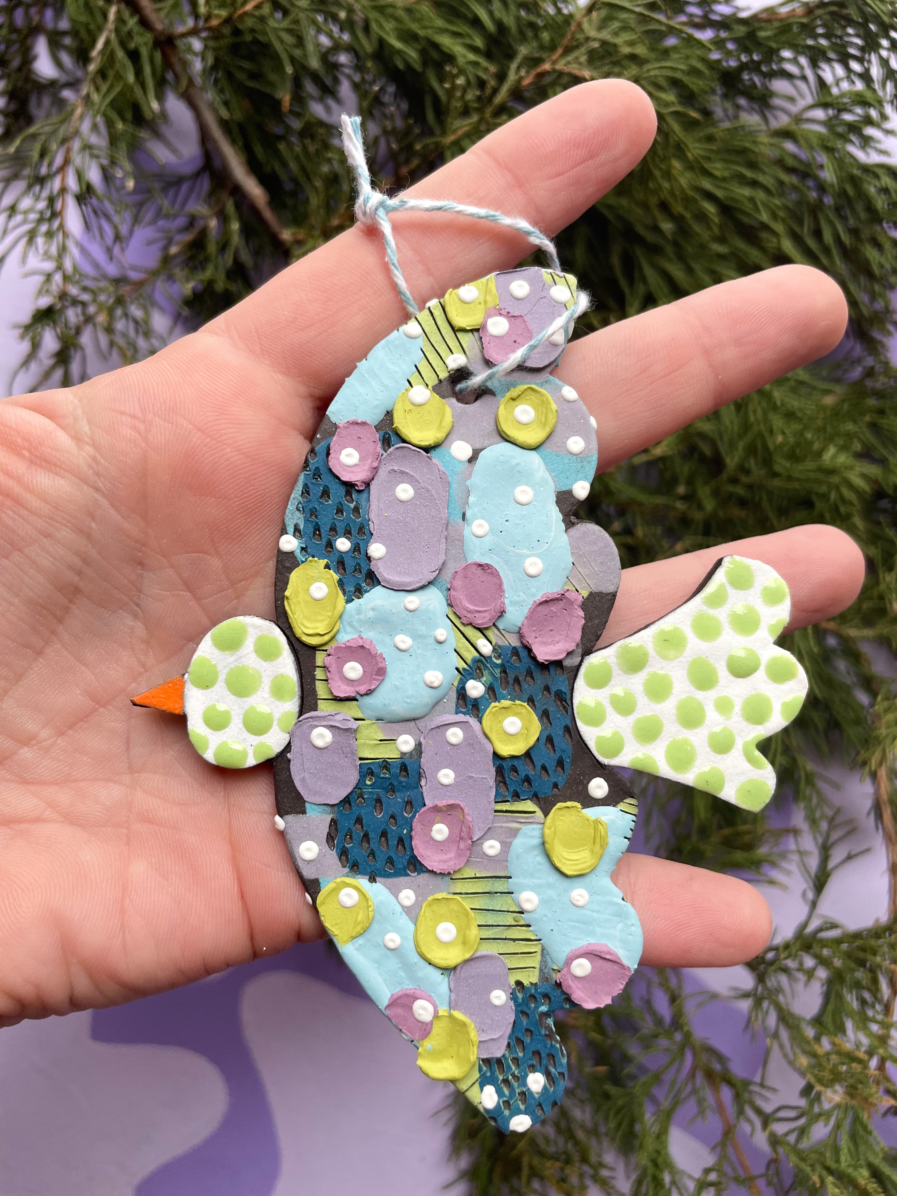 Ornament: Soaring Birds (Lg)