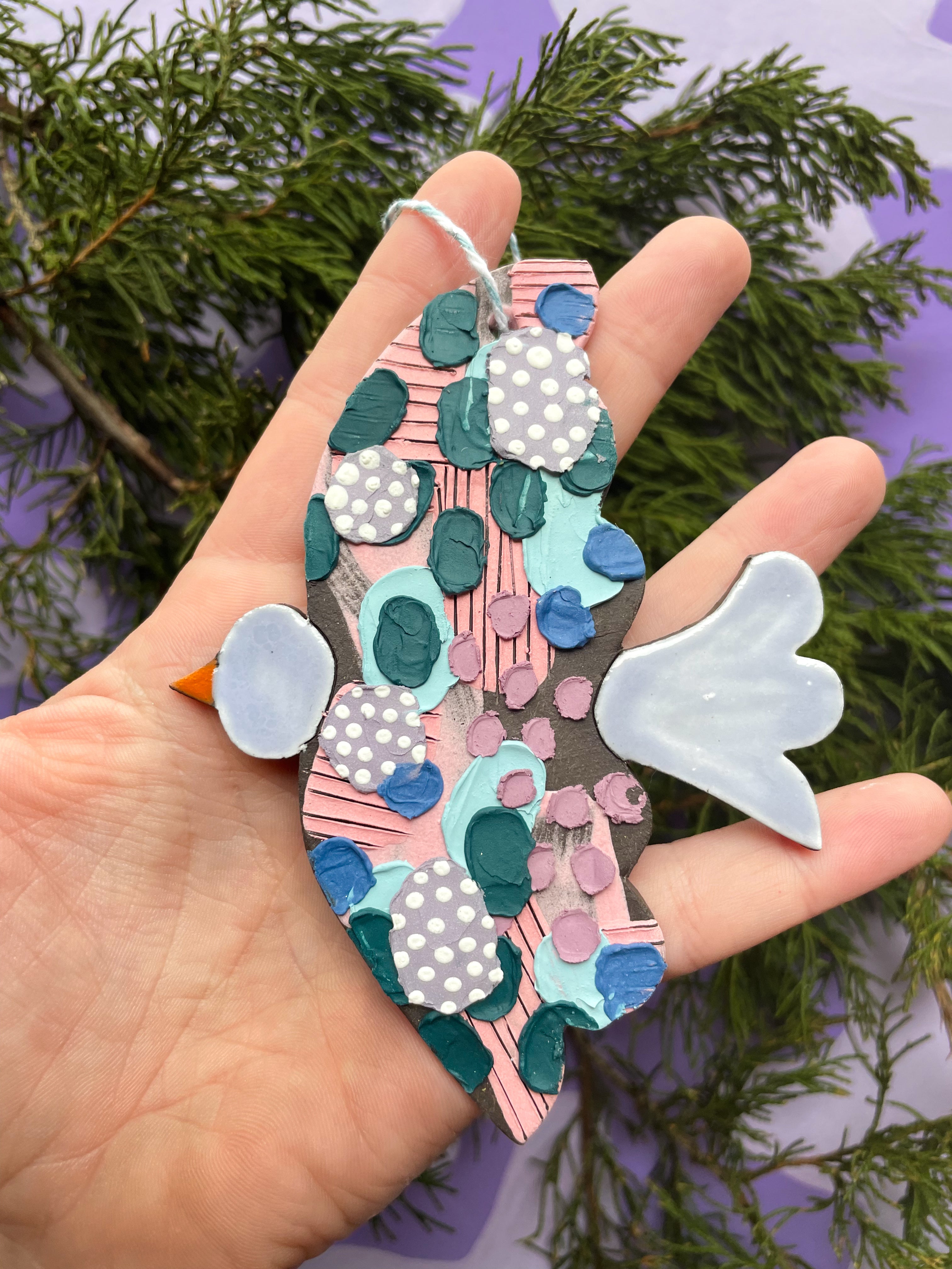 Ornament: Soaring Birds (Lg)