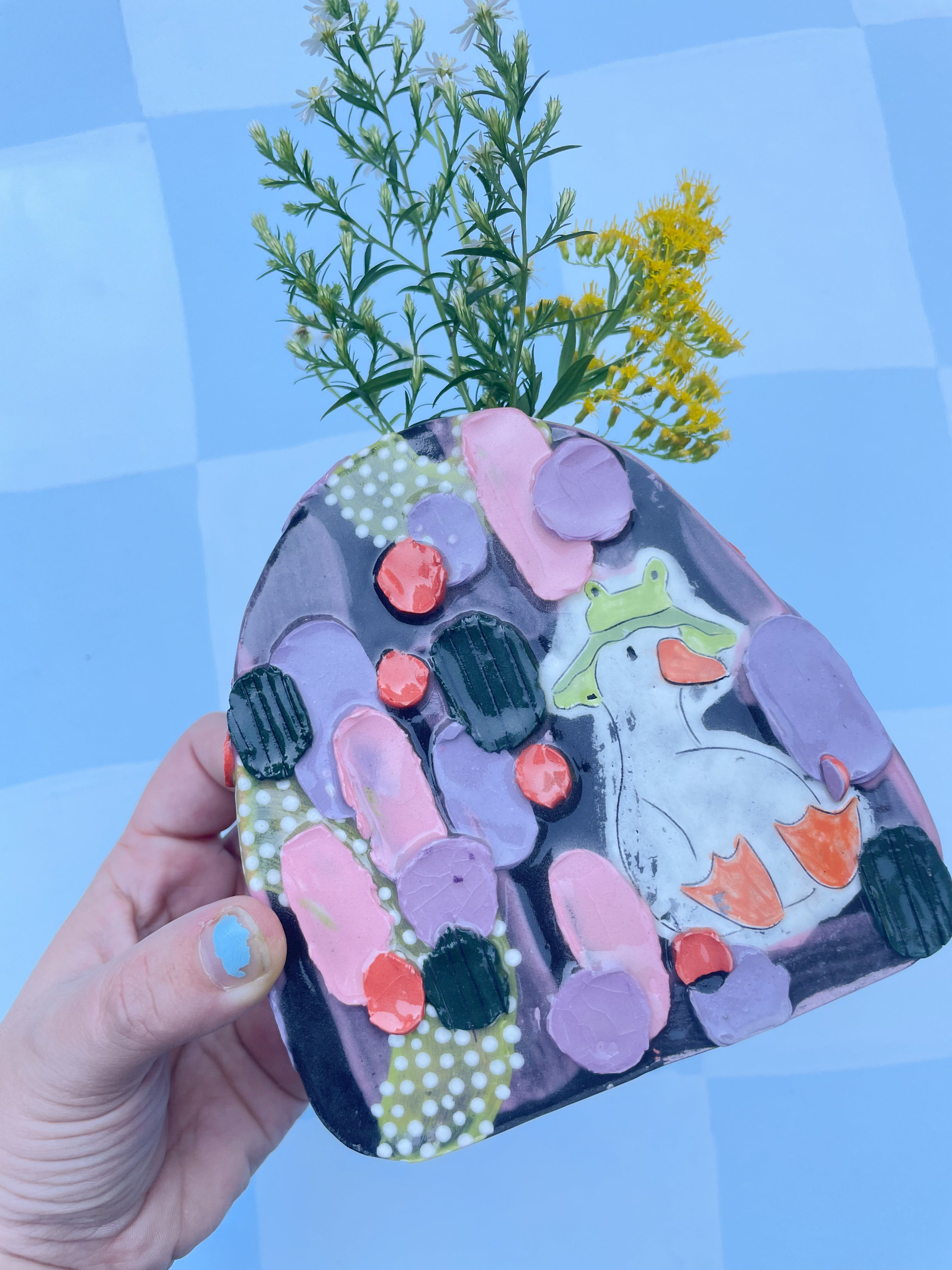 Frog Who? Bud Vase