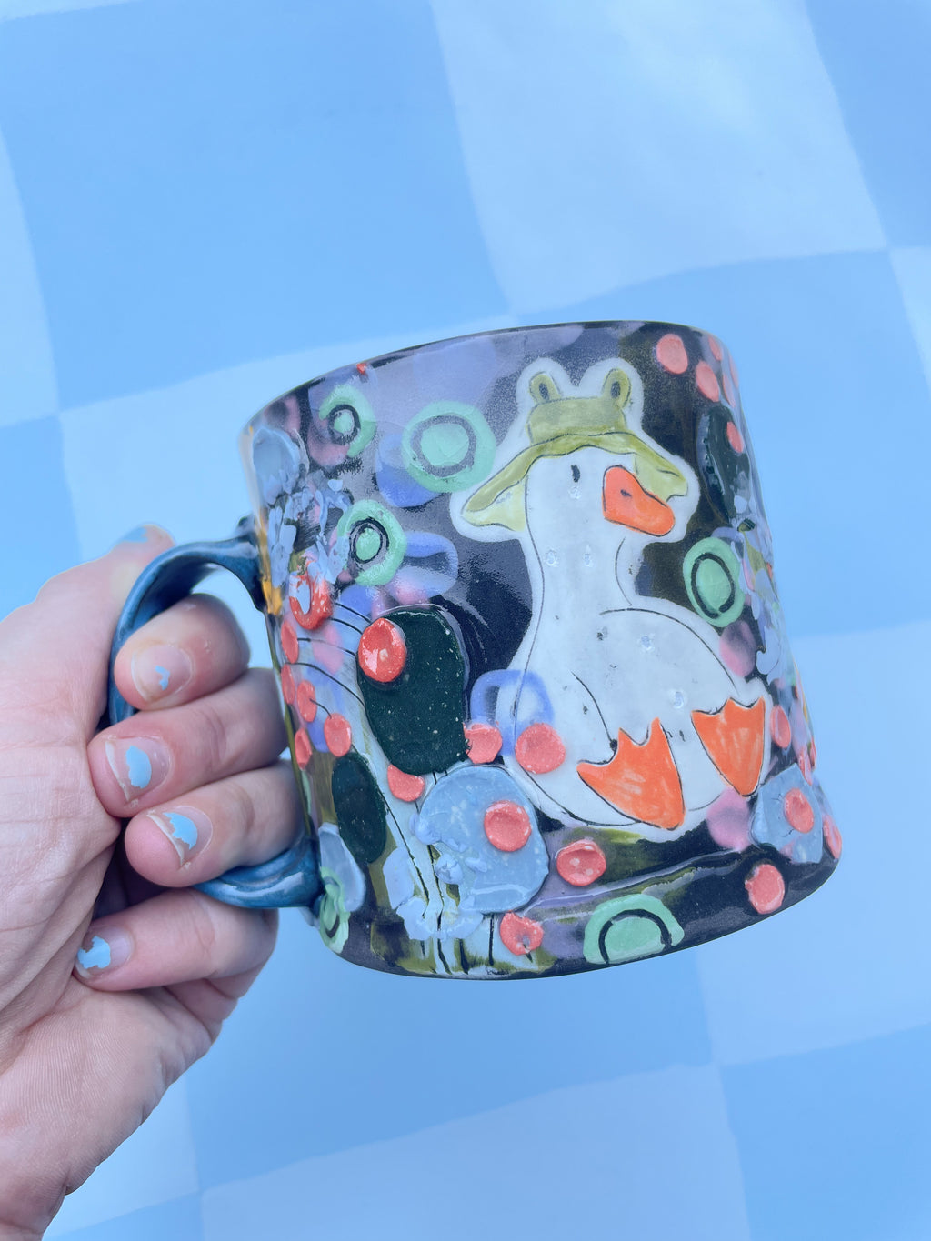 Frog Who? Goose Mug, 10-12 oz
