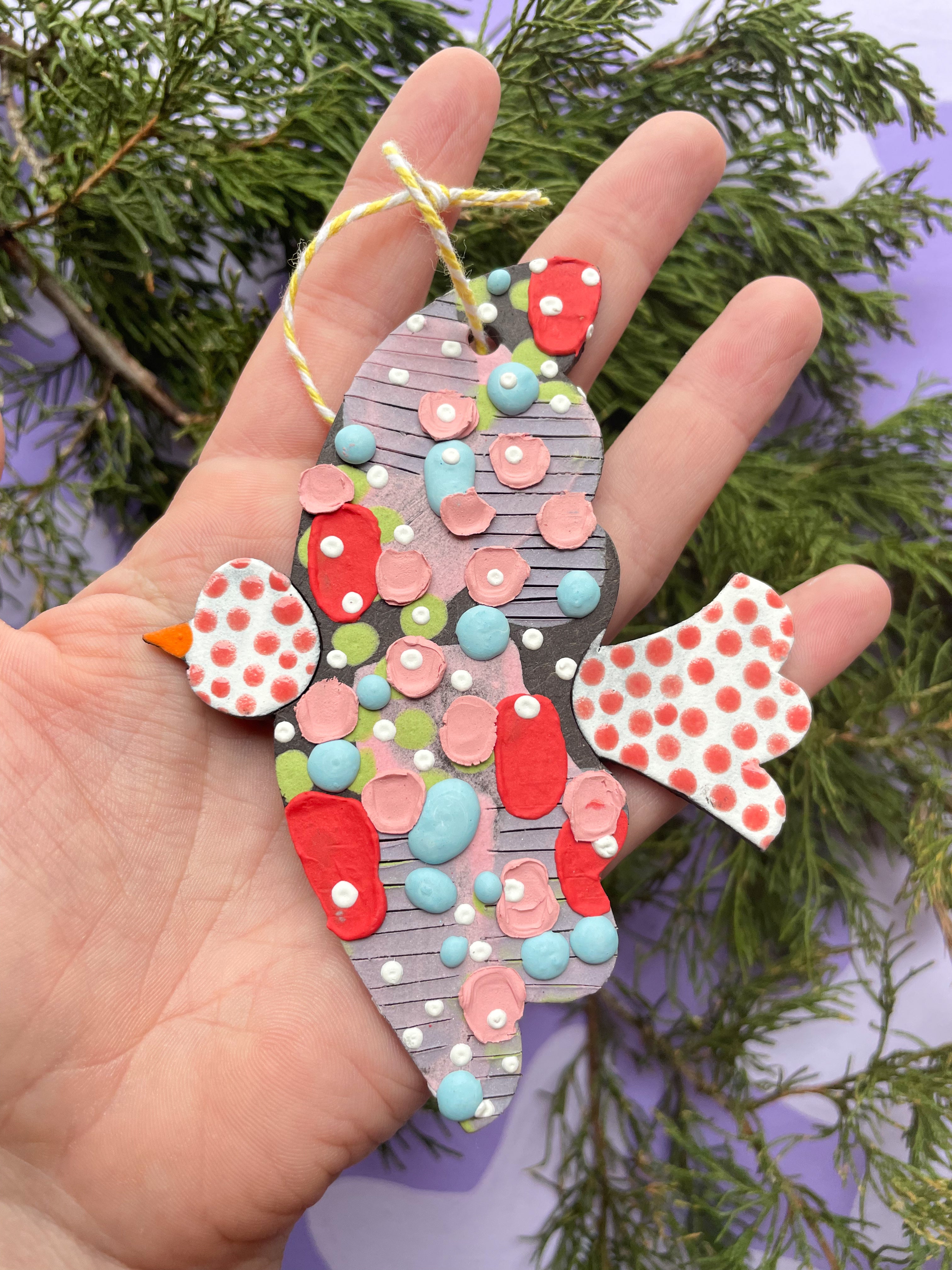 Ornament: Soaring Birds (Lg)