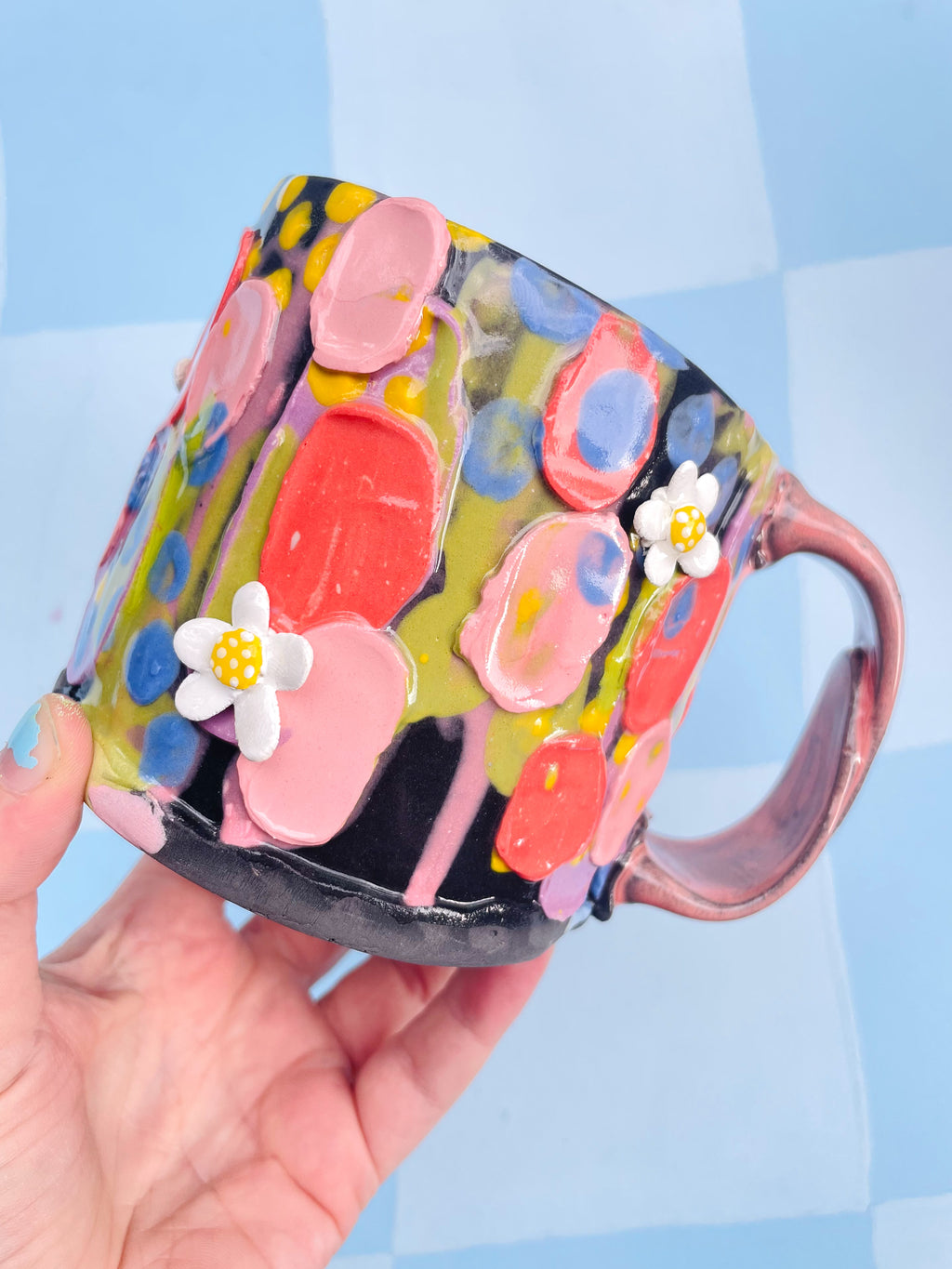 3D Daisy Mug, oz