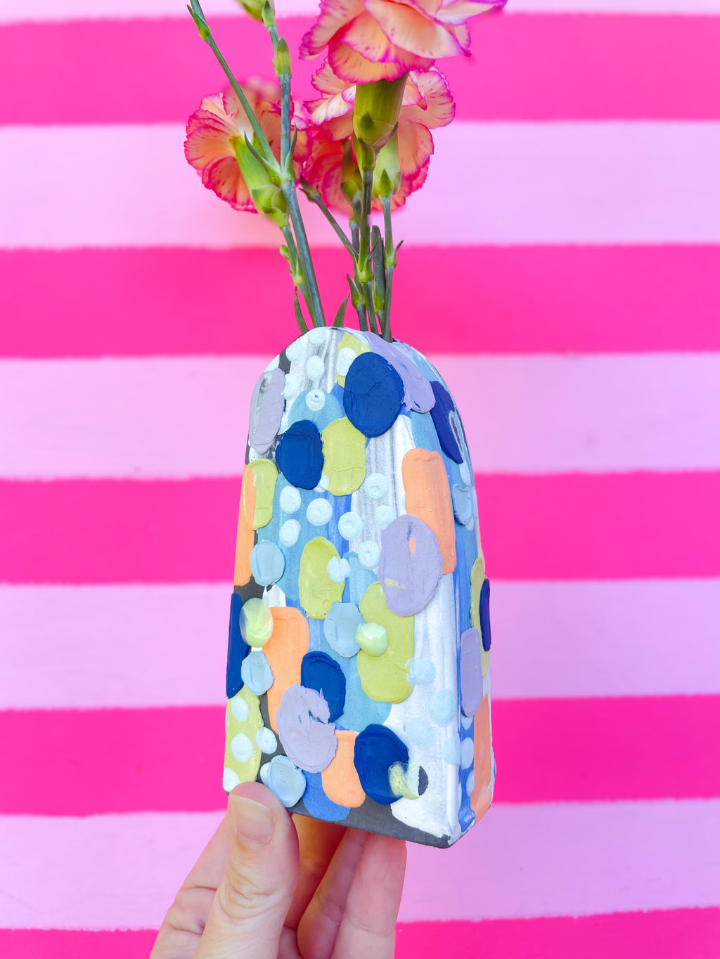 Cool Toned, Bud Vase