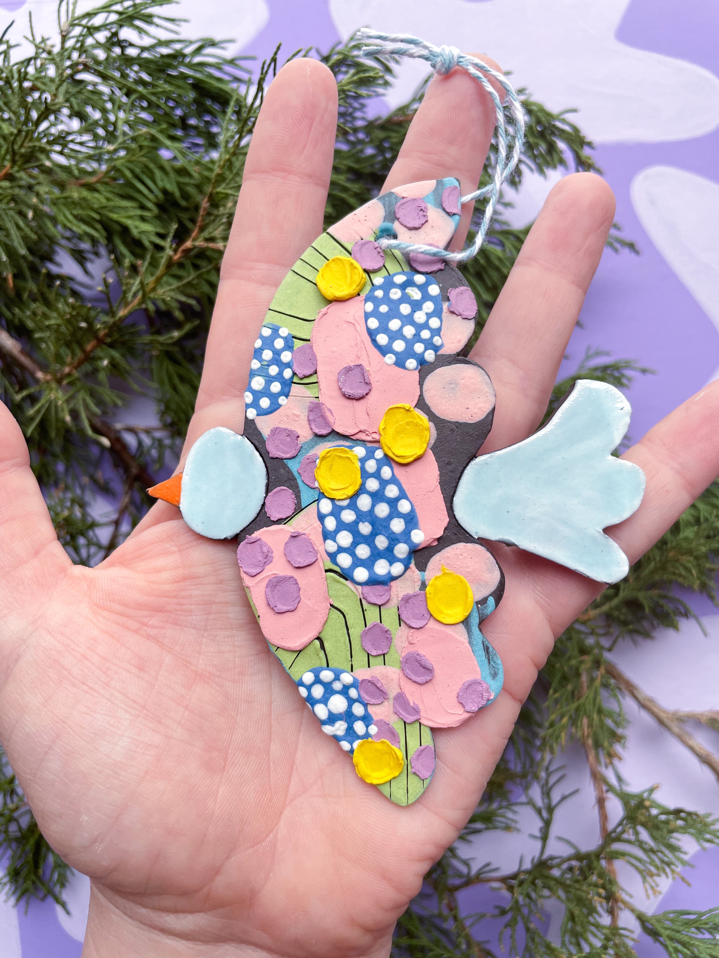 Ornament: Soaring Birds (Lg)