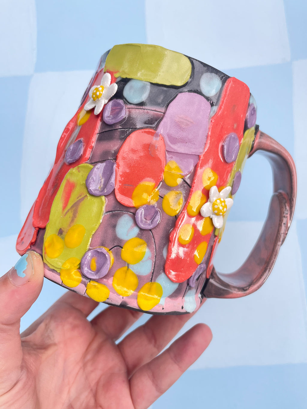 3D Daisy Mug, oz