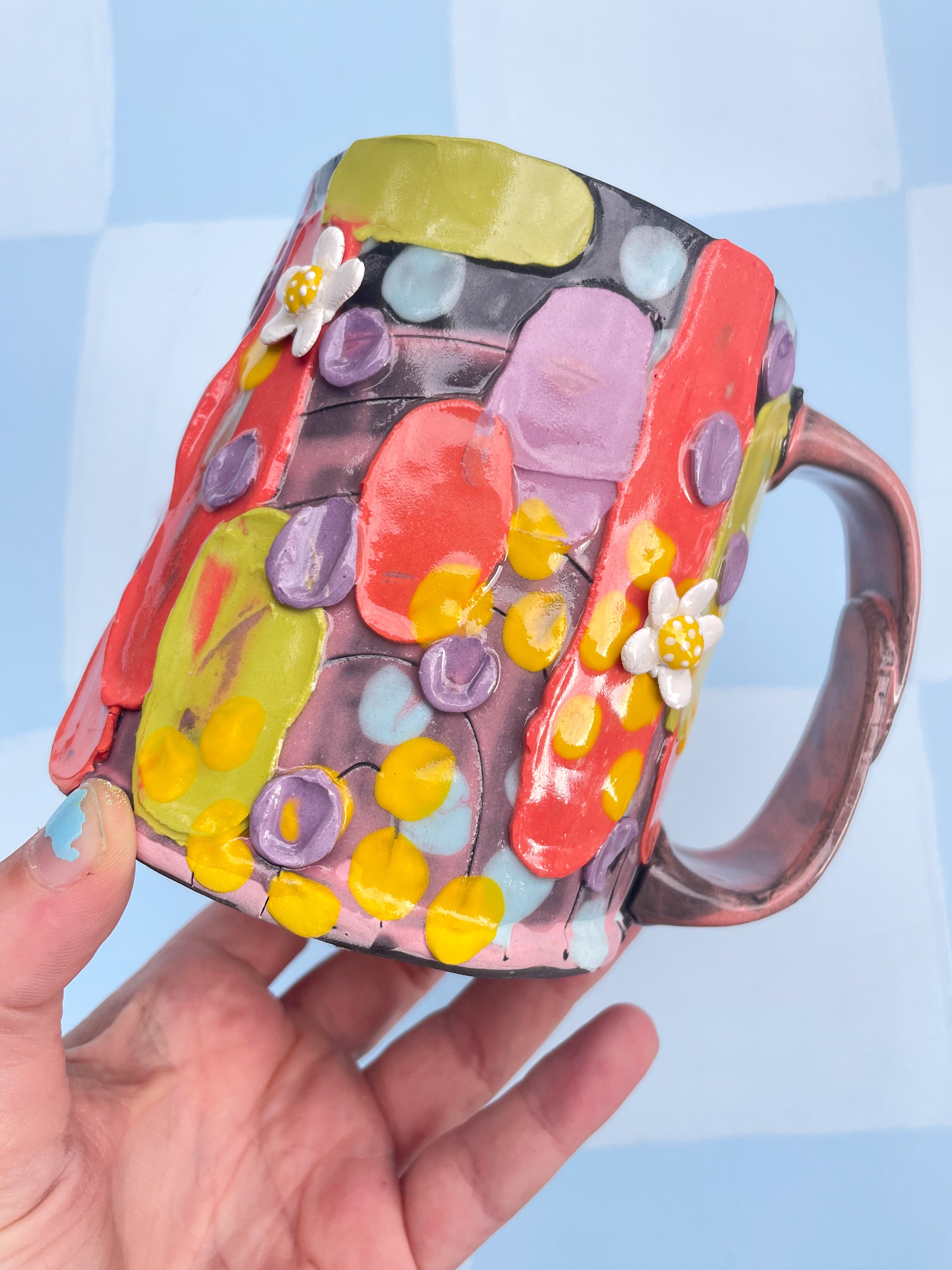 3D Daisy Mug, oz